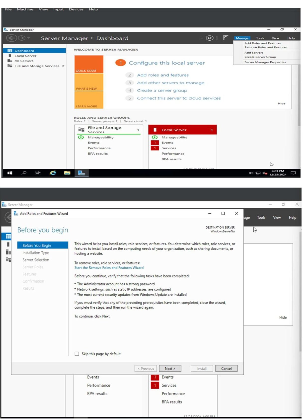 configure a domain controller page 0002