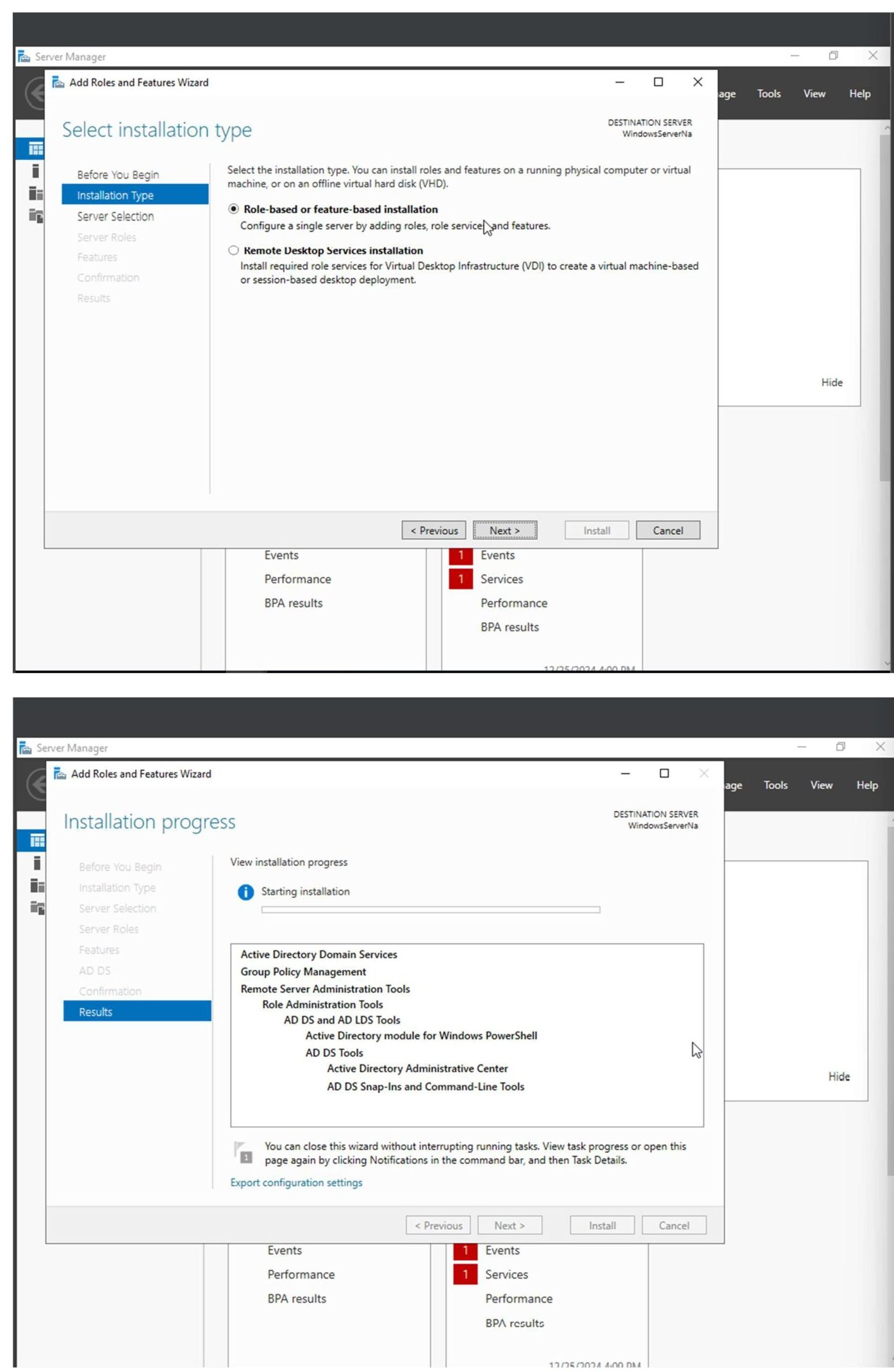 configure a domain controller page 0003