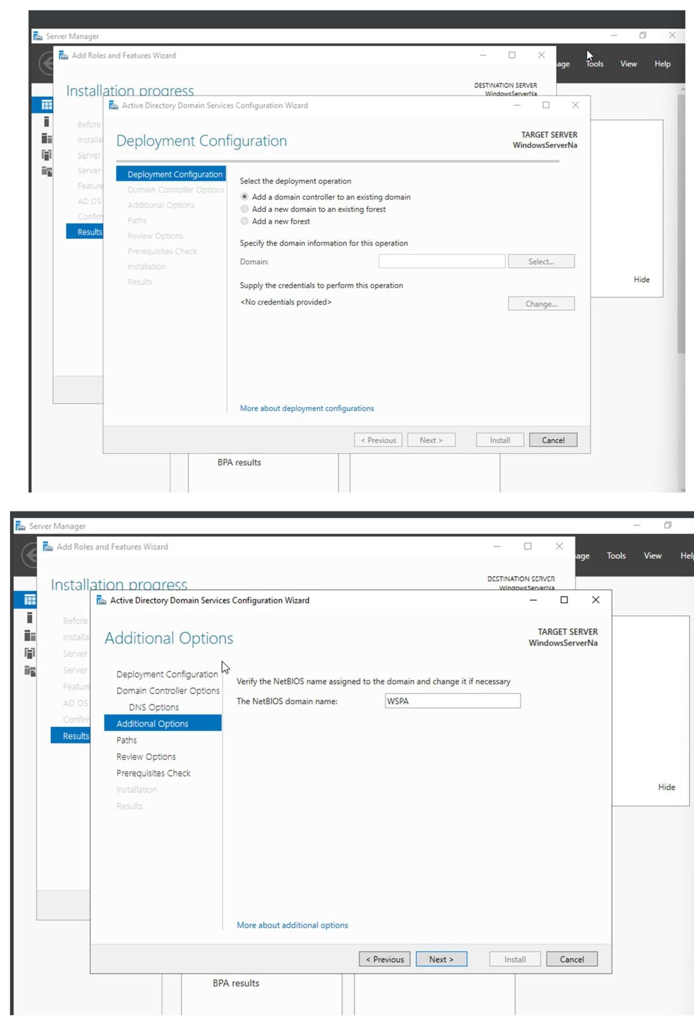 configure a domain controller page 0004